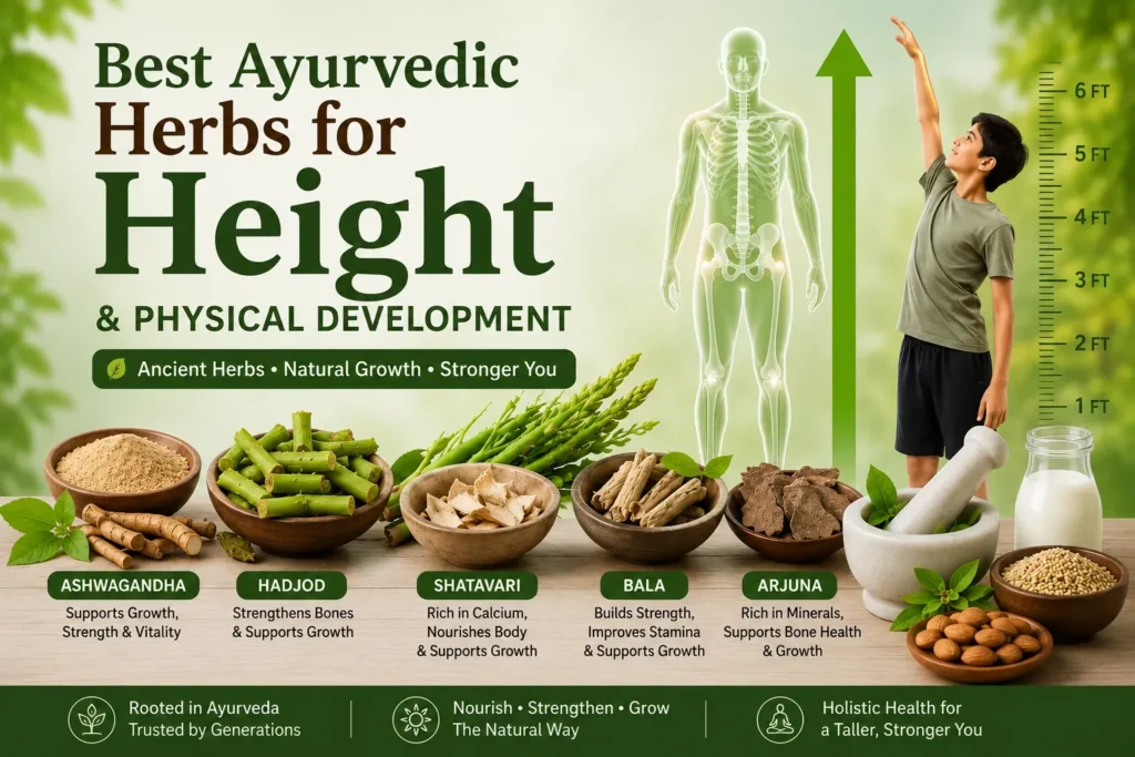 Ayurvedic herbs for height,