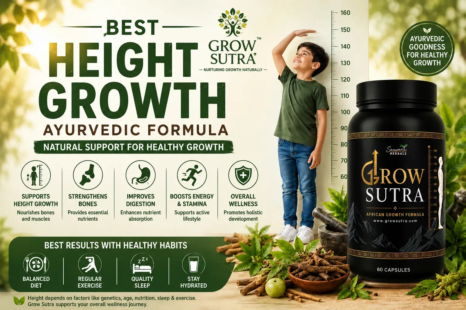 Best Height Growth Ayurvedic Formula